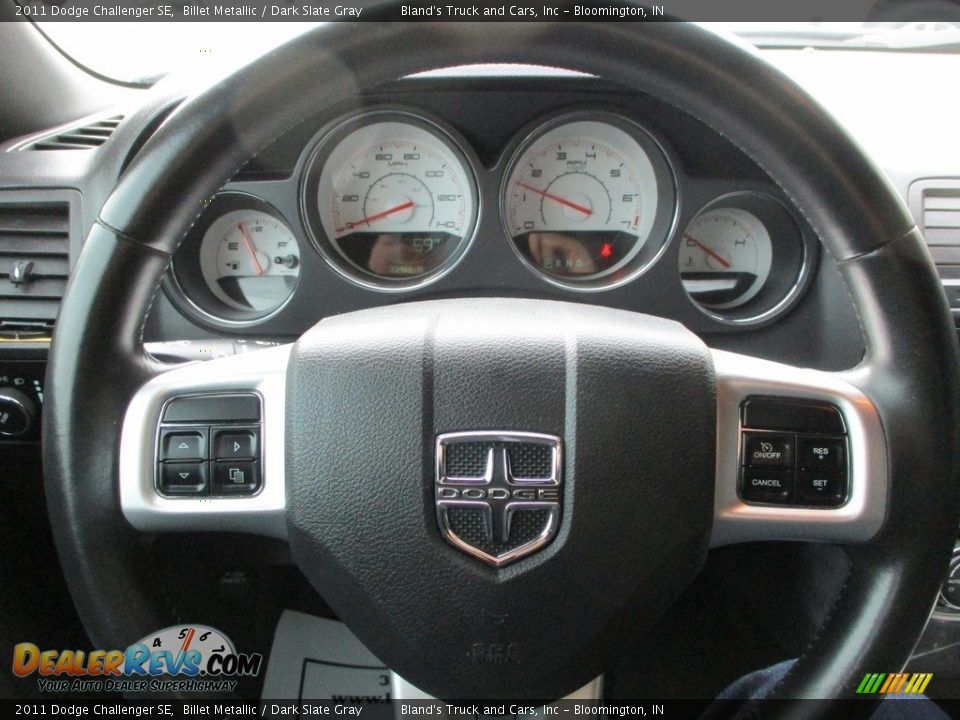 2011 Dodge Challenger SE Billet Metallic / Dark Slate Gray Photo #11