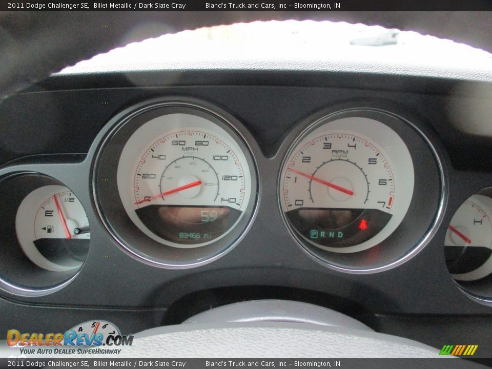 2011 Dodge Challenger SE Billet Metallic / Dark Slate Gray Photo #12