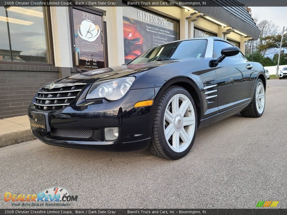 2008 Chrysler Crossfire Limited Coupe Black / Dark Slate Gray Photo #2