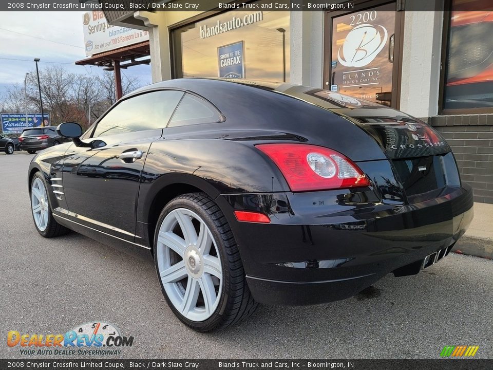 2008 Chrysler Crossfire Limited Coupe Black / Dark Slate Gray Photo #19