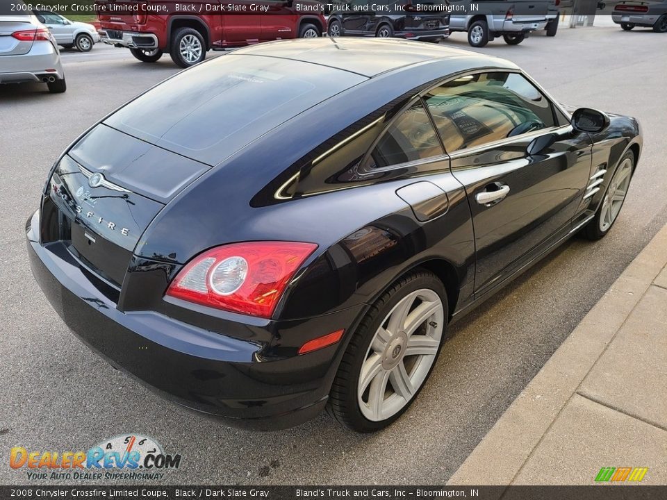 2008 Chrysler Crossfire Limited Coupe Black / Dark Slate Gray Photo #22