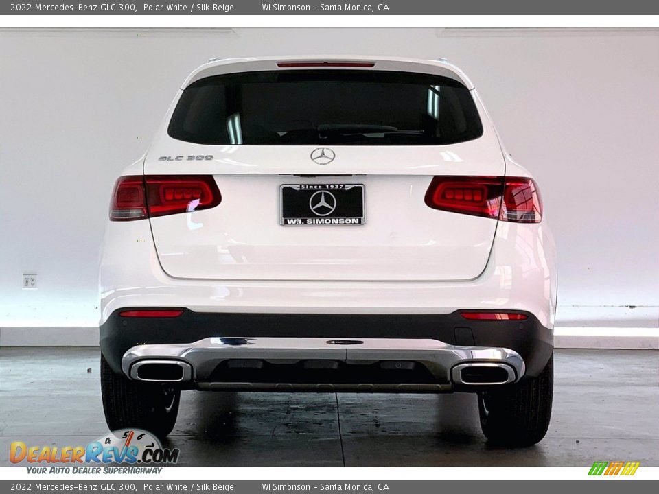 2022 Mercedes-Benz GLC 300 Polar White / Silk Beige Photo #3