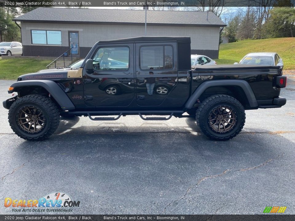 2020 Jeep Gladiator Rubicon 4x4 Black / Black Photo #1