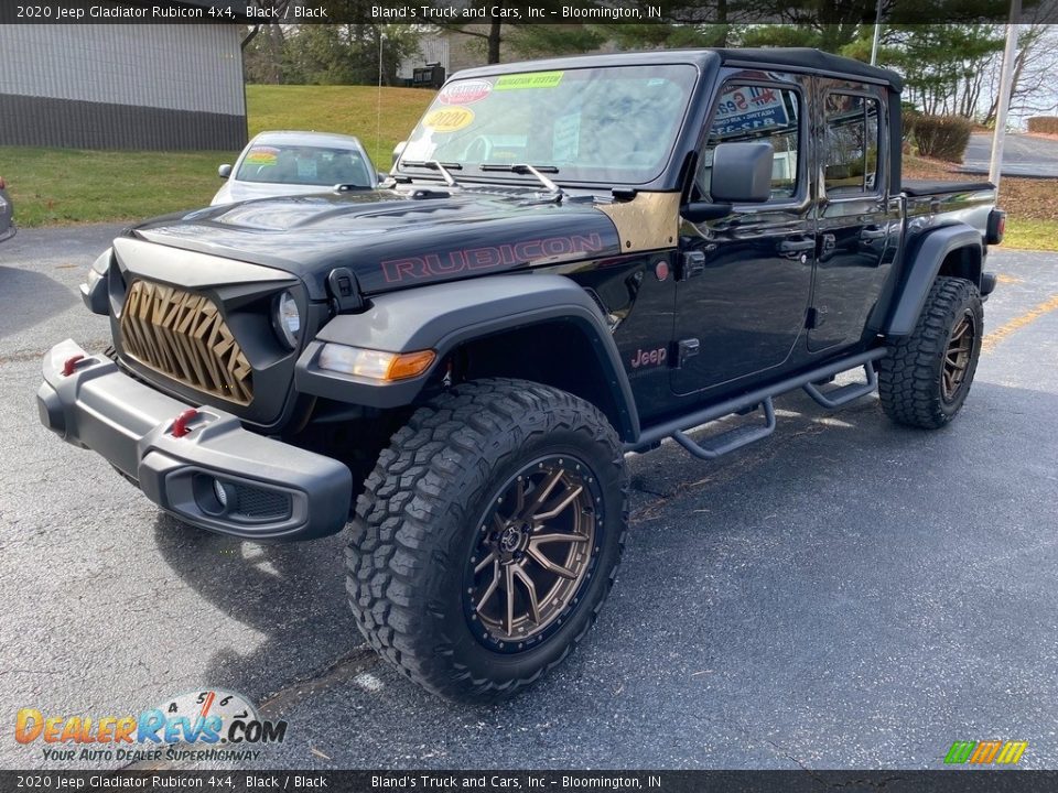 2020 Jeep Gladiator Rubicon 4x4 Black / Black Photo #2