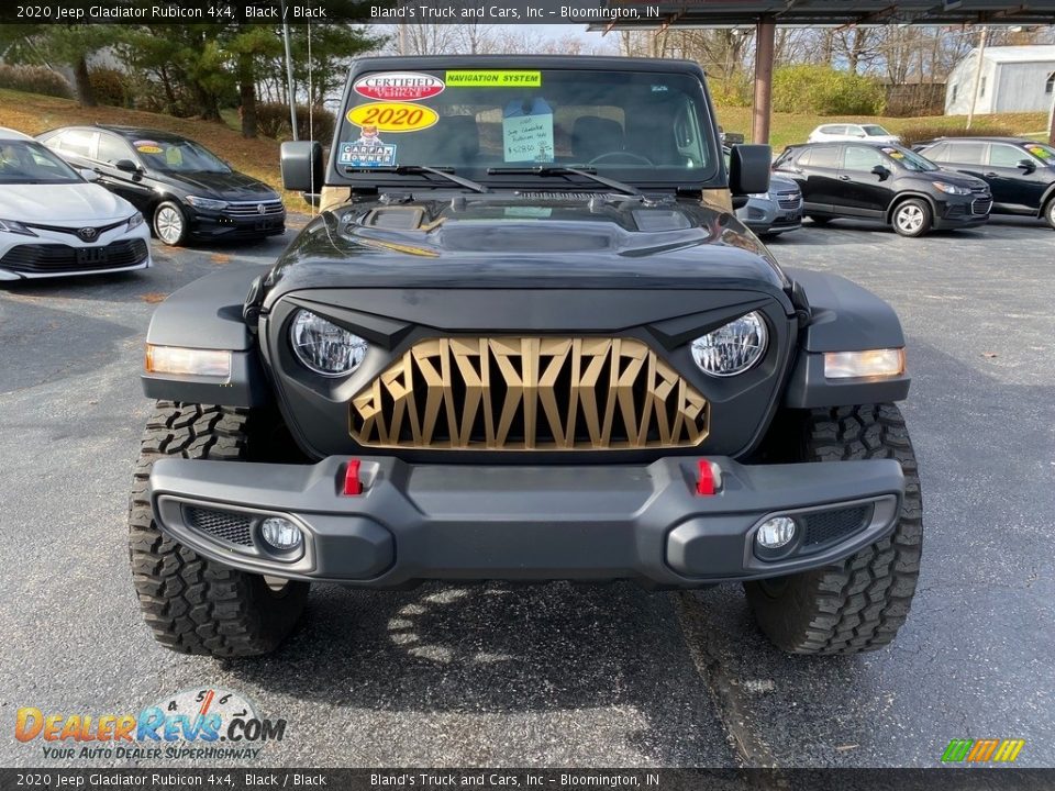 2020 Jeep Gladiator Rubicon 4x4 Black / Black Photo #3