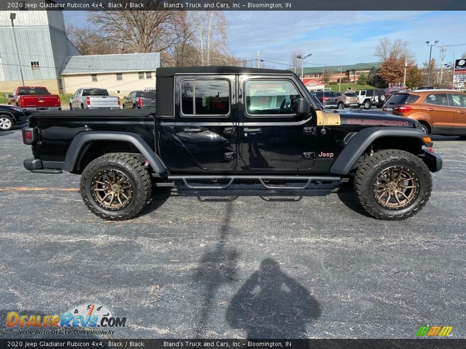 2020 Jeep Gladiator Rubicon 4x4 Black / Black Photo #5