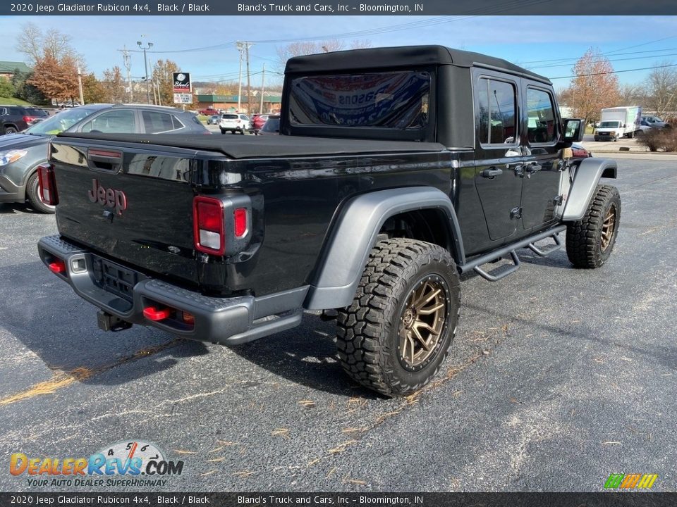 2020 Jeep Gladiator Rubicon 4x4 Black / Black Photo #6