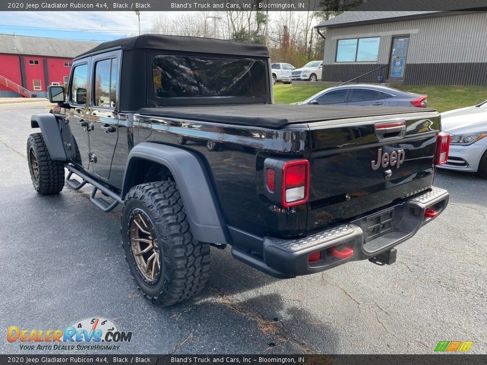 2020 Jeep Gladiator Rubicon 4x4 Black / Black Photo #8