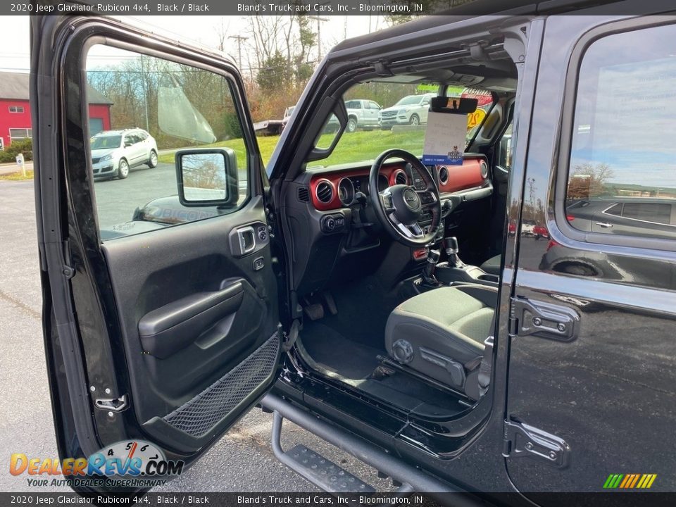 2020 Jeep Gladiator Rubicon 4x4 Black / Black Photo #11