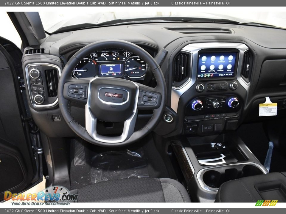 2022 GMC Sierra 1500 Limited Elevation Double Cab 4WD Satin Steel Metallic / Jet Black Photo #11