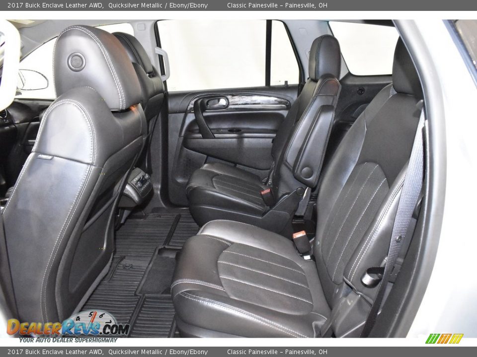 2017 Buick Enclave Leather AWD Quicksilver Metallic / Ebony/Ebony Photo #8