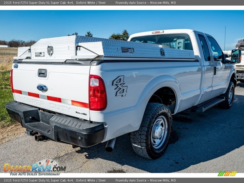 2015 Ford F250 Super Duty XL Super Cab 4x4 Oxford White / Steel Photo #5