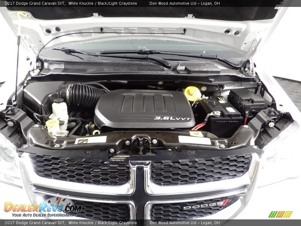 2017 Dodge Grand Caravan SXT White Knuckle / Black/Light Graystone Photo #7