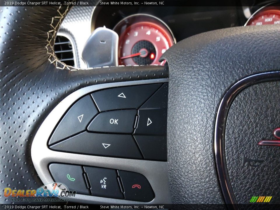 2019 Dodge Charger SRT Hellcat Steering Wheel Photo #20