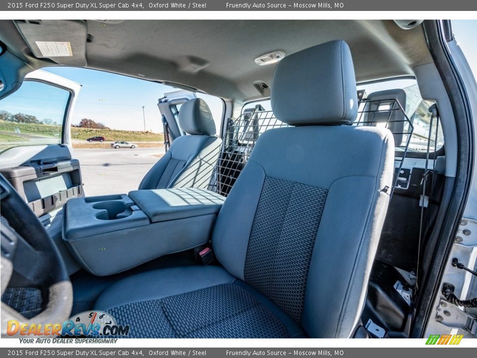 2015 Ford F250 Super Duty XL Super Cab 4x4 Oxford White / Steel Photo #11