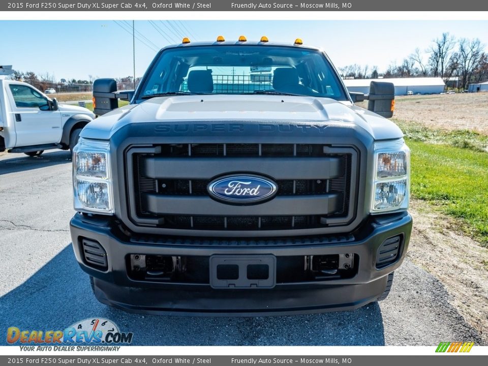 2015 Ford F250 Super Duty XL Super Cab 4x4 Oxford White / Steel Photo #12