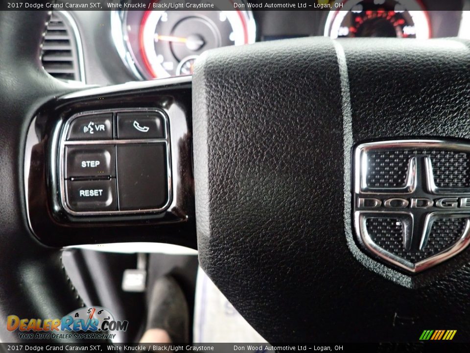 2017 Dodge Grand Caravan SXT White Knuckle / Black/Light Graystone Photo #20