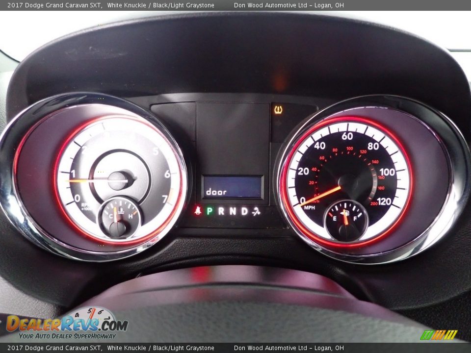 2017 Dodge Grand Caravan SXT White Knuckle / Black/Light Graystone Photo #22