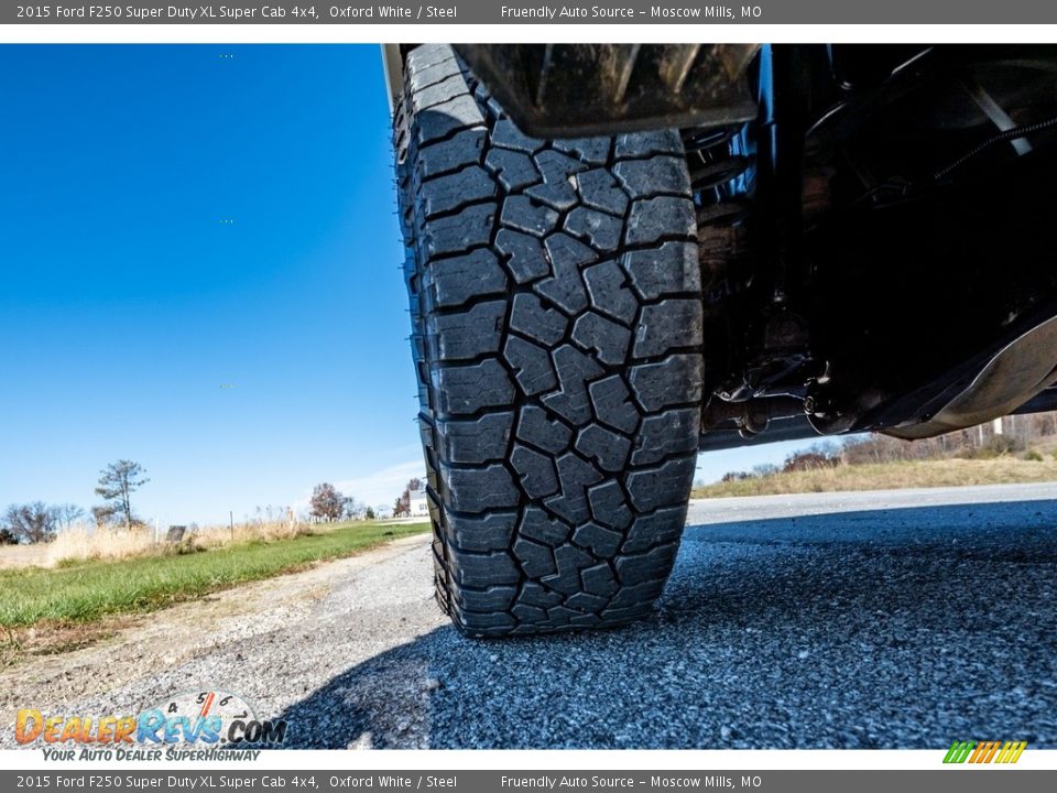 2015 Ford F250 Super Duty XL Super Cab 4x4 Oxford White / Steel Photo #26