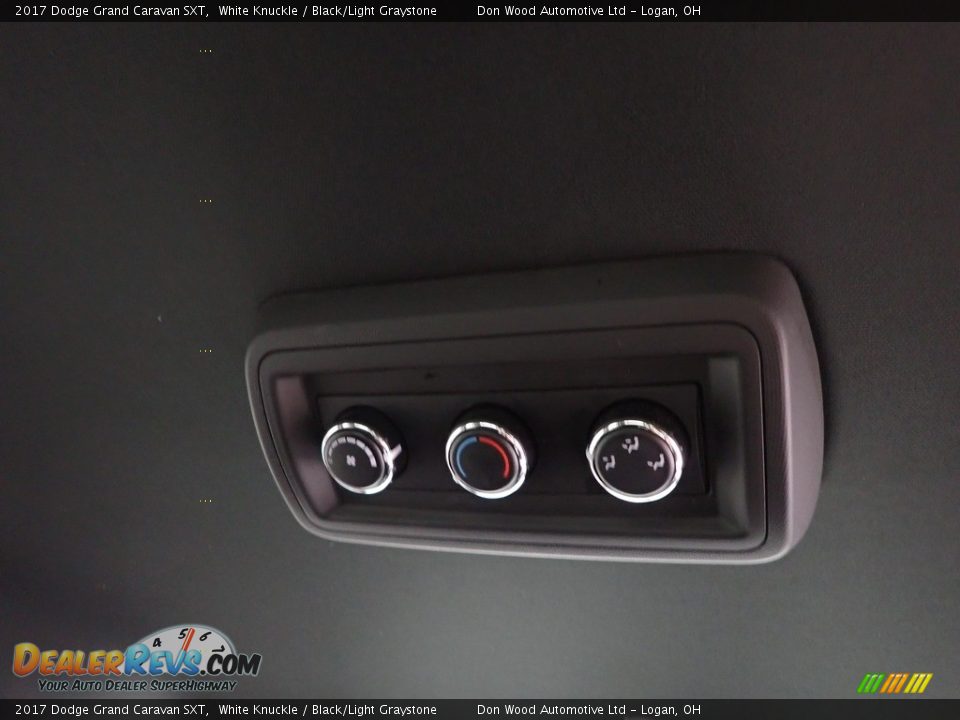 2017 Dodge Grand Caravan SXT White Knuckle / Black/Light Graystone Photo #35