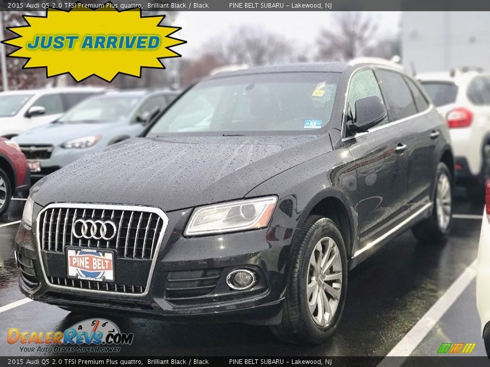 2015 Audi Q5 2.0 TFSI Premium Plus quattro Brilliant Black / Black Photo #1