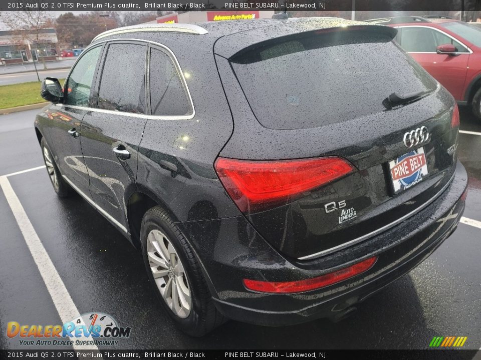 2015 Audi Q5 2.0 TFSI Premium Plus quattro Brilliant Black / Black Photo #4