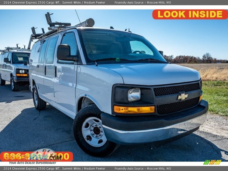 2014 Chevrolet Express 2500 Cargo WT Summit White / Medium Pewter Photo #1