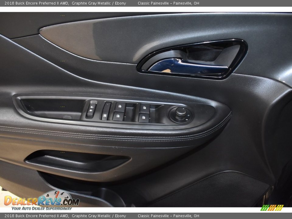 2018 Buick Encore Preferred II AWD Graphite Gray Metallic / Ebony Photo #10