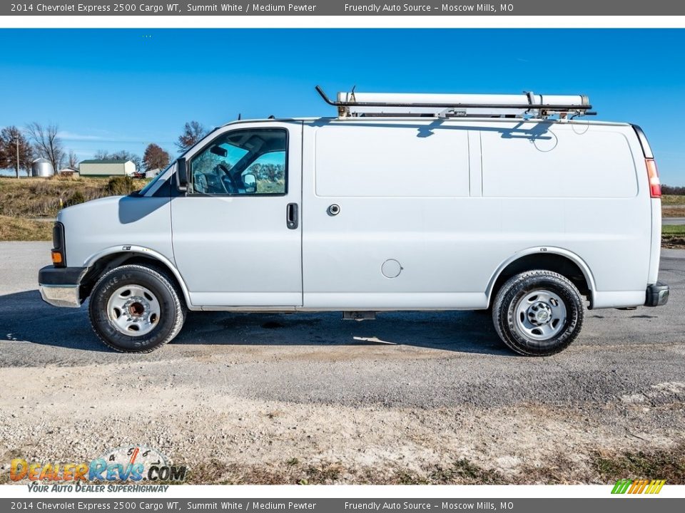 2014 Chevrolet Express 2500 Cargo WT Summit White / Medium Pewter Photo #9