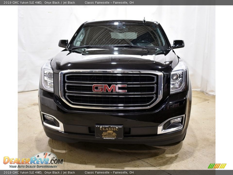 2019 GMC Yukon SLE 4WD Onyx Black / Jet Black Photo #4