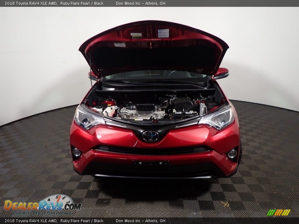 2018 Toyota RAV4 XLE AWD Ruby Flare Pearl / Black Photo #7
