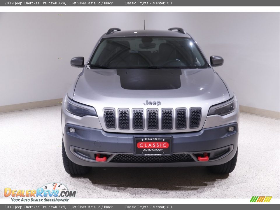 2019 Jeep Cherokee Trailhawk 4x4 Billet Silver Metallic / Black Photo #2