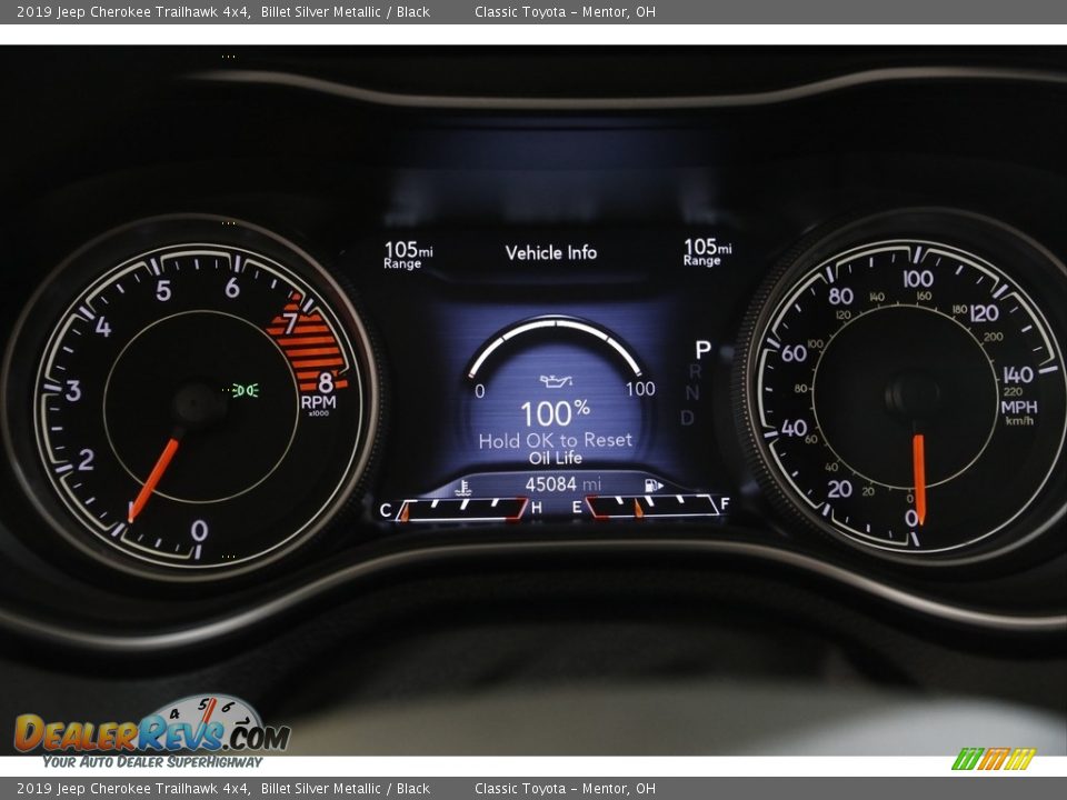 2019 Jeep Cherokee Trailhawk 4x4 Billet Silver Metallic / Black Photo #8