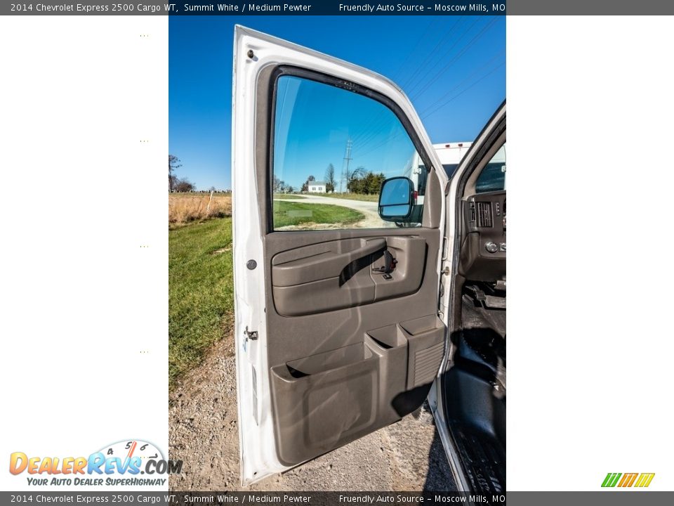 2014 Chevrolet Express 2500 Cargo WT Summit White / Medium Pewter Photo #23