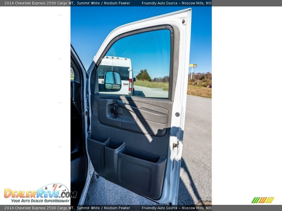 2014 Chevrolet Express 2500 Cargo WT Summit White / Medium Pewter Photo #24