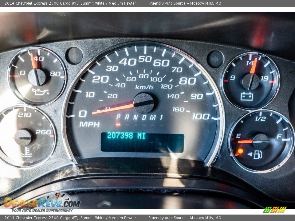 2014 Chevrolet Express 2500 Cargo WT Summit White / Medium Pewter Photo #28