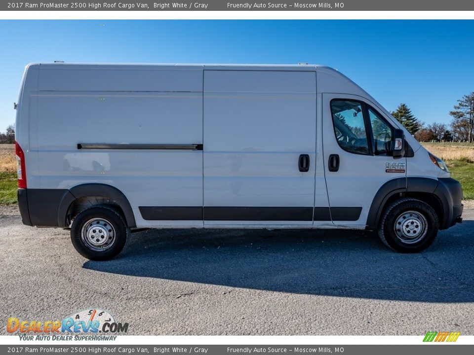 2017 Ram ProMaster 2500 High Roof Cargo Van Bright White / Gray Photo #2