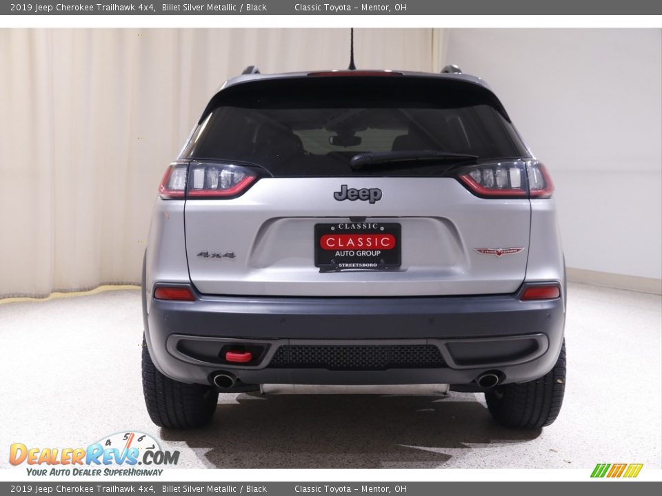2019 Jeep Cherokee Trailhawk 4x4 Billet Silver Metallic / Black Photo #19