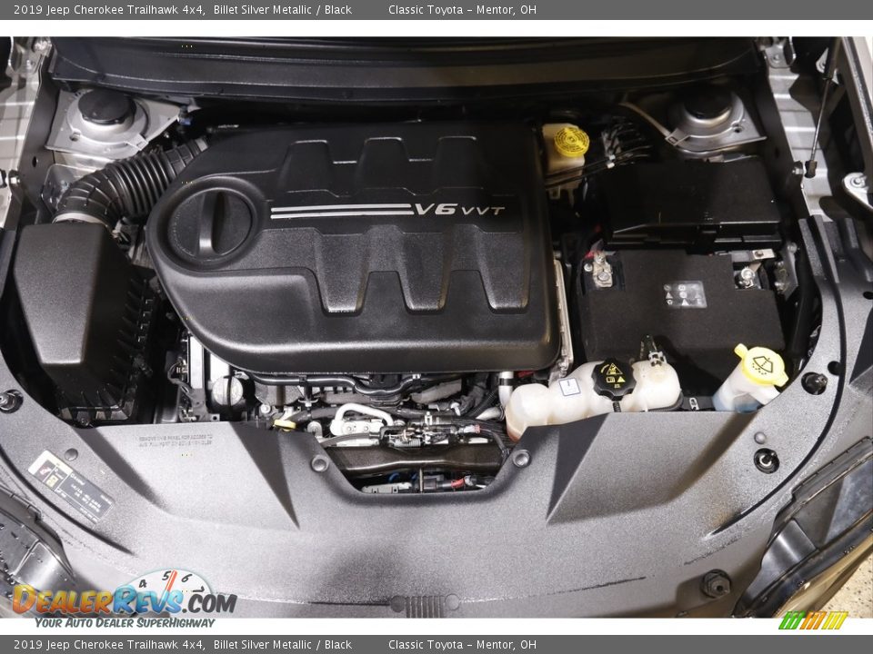 2019 Jeep Cherokee Trailhawk 4x4 Billet Silver Metallic / Black Photo #20