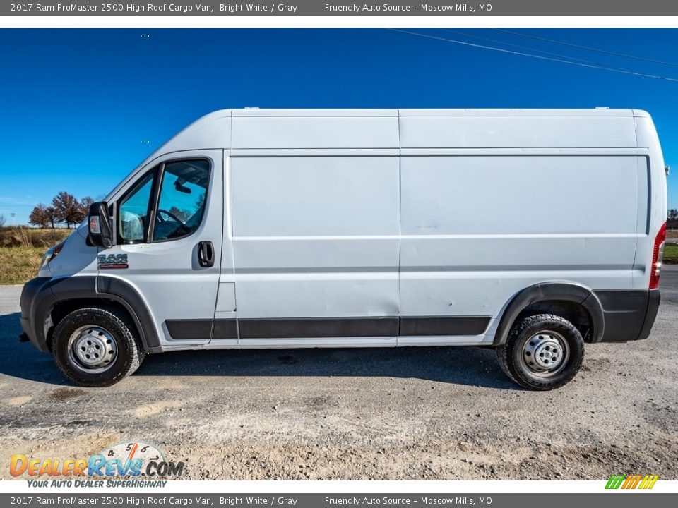 2017 Ram ProMaster 2500 High Roof Cargo Van Bright White / Gray Photo #9