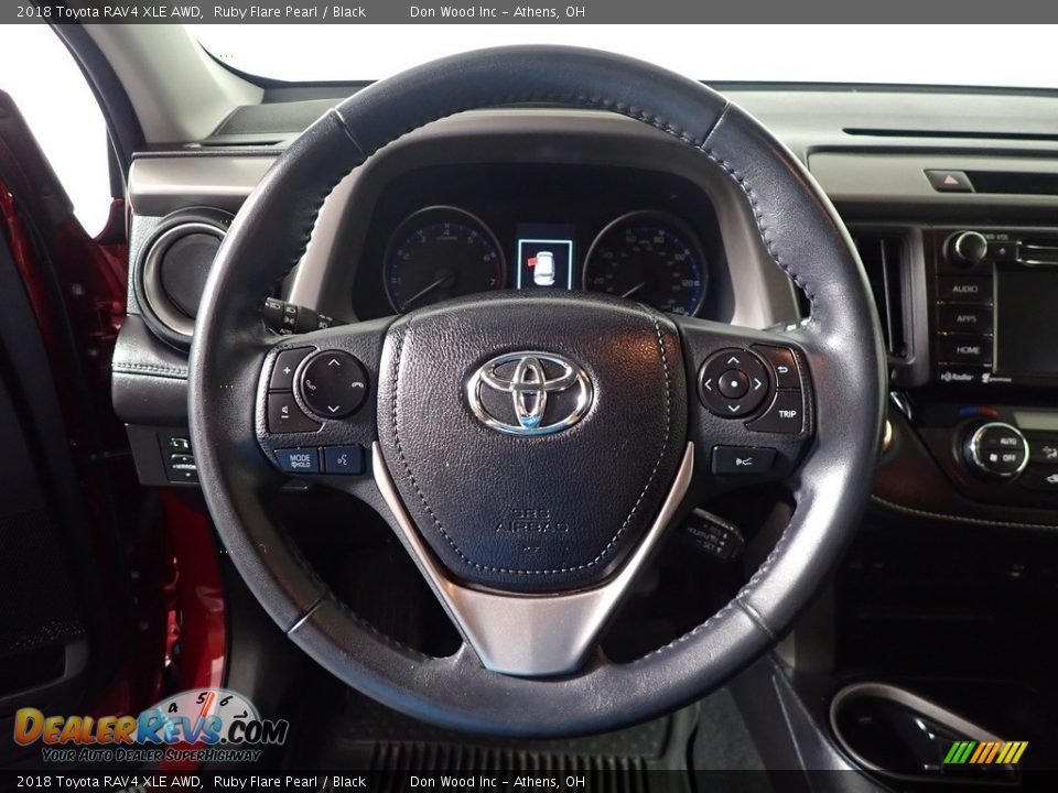 2018 Toyota RAV4 XLE AWD Ruby Flare Pearl / Black Photo #29