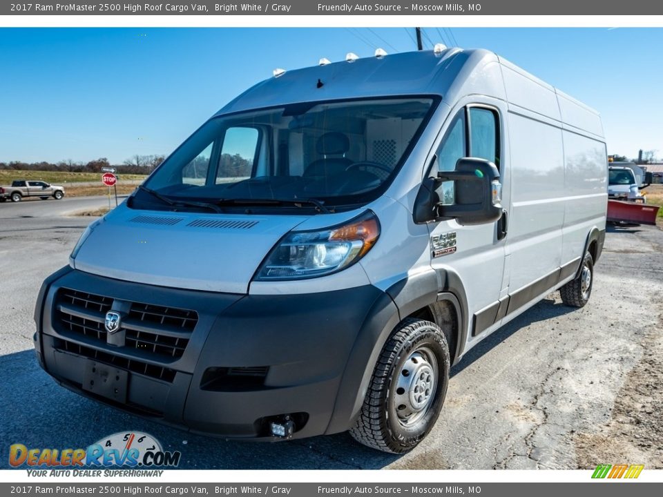 2017 Ram ProMaster 2500 High Roof Cargo Van Bright White / Gray Photo #10