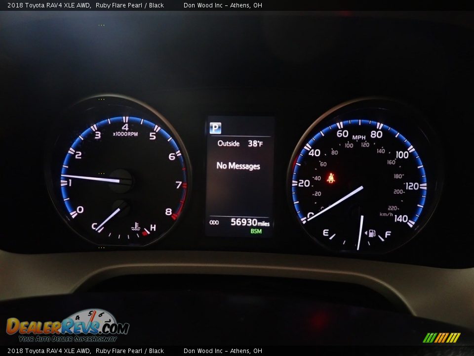 2018 Toyota RAV4 XLE AWD Ruby Flare Pearl / Black Photo #30