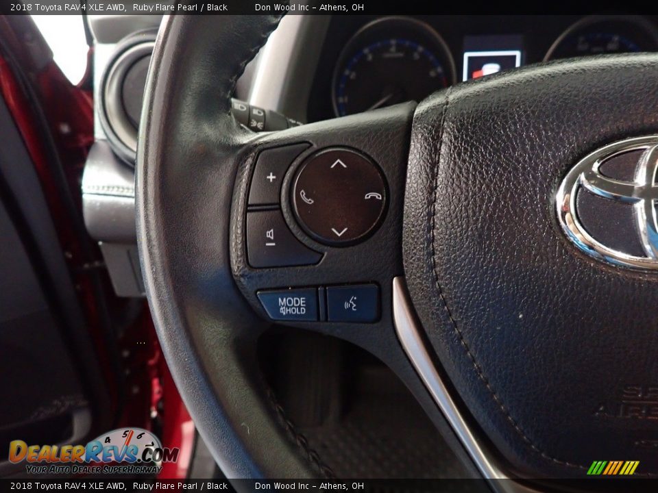 2018 Toyota RAV4 XLE AWD Ruby Flare Pearl / Black Photo #31