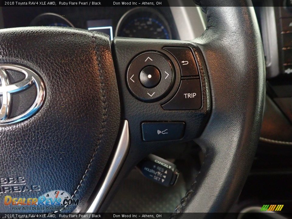 2018 Toyota RAV4 XLE AWD Ruby Flare Pearl / Black Photo #32