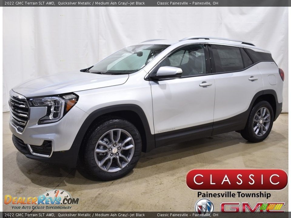 2022 GMC Terrain SLT AWD Quicksilver Metallic / Medium Ash Gray/­Jet Black Photo #1