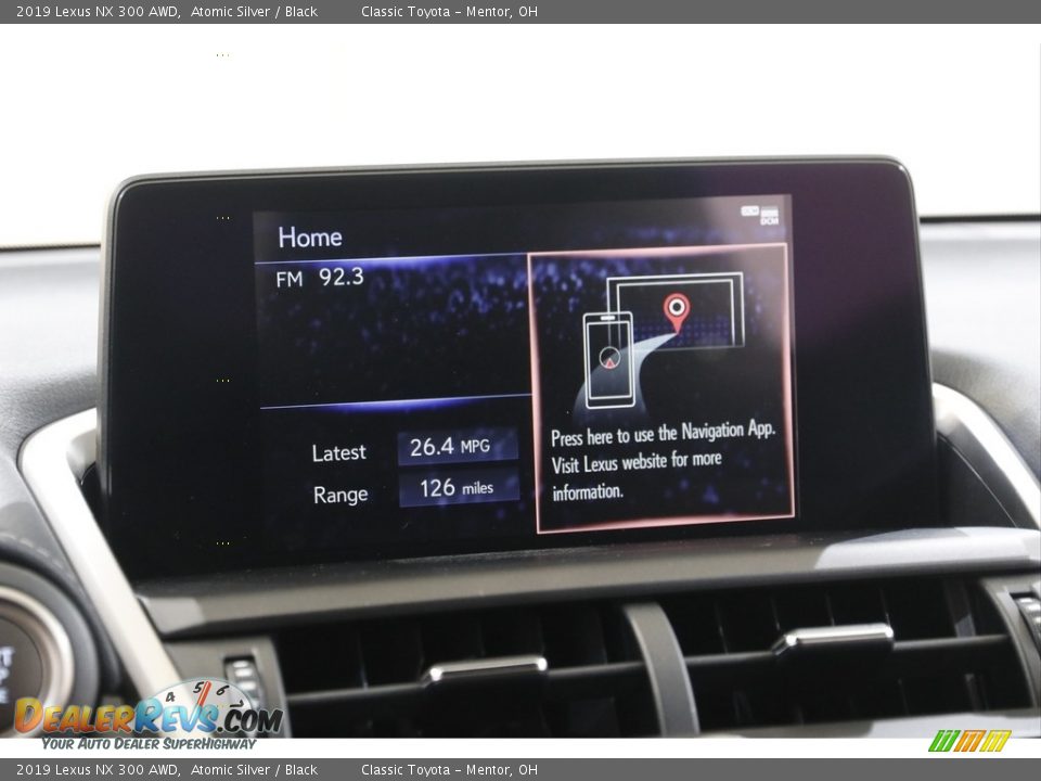 2019 Lexus NX 300 AWD Atomic Silver / Black Photo #10