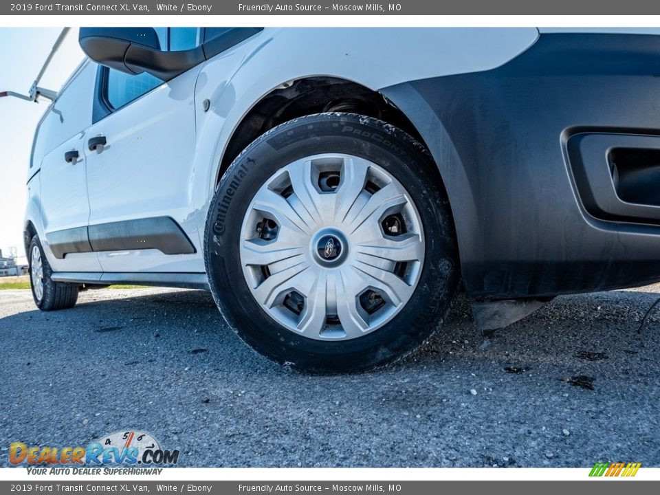 2019 Ford Transit Connect XL Van White / Ebony Photo #2