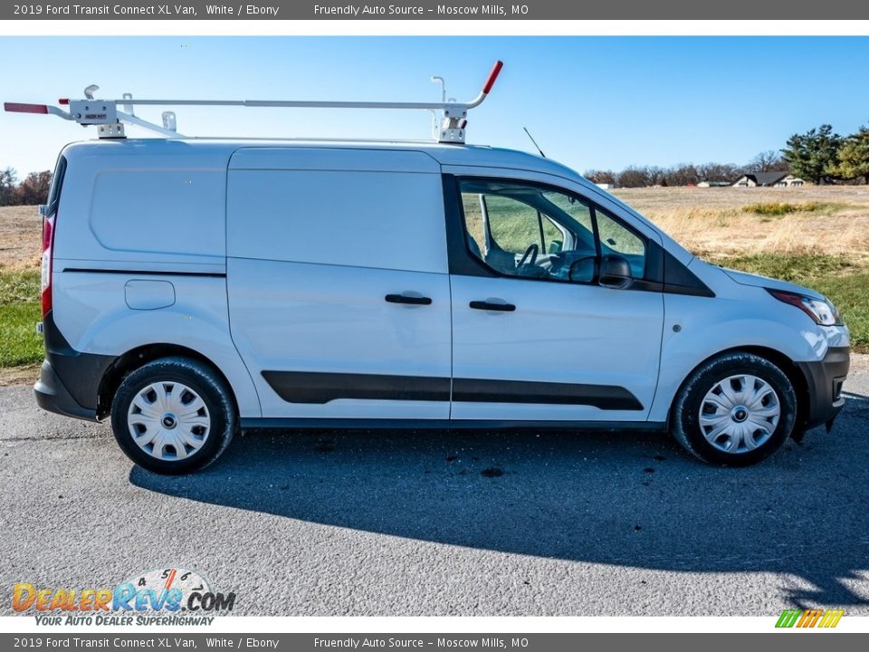 2019 Ford Transit Connect XL Van White / Ebony Photo #3