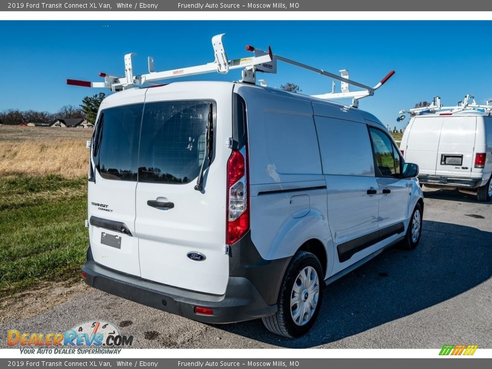 2019 Ford Transit Connect XL Van White / Ebony Photo #4